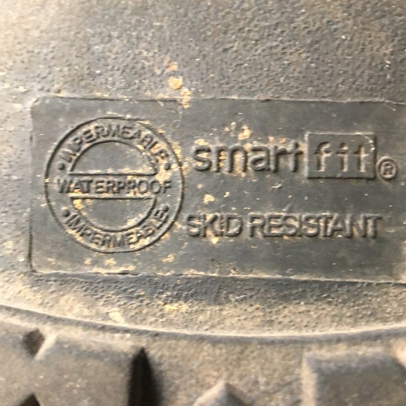 SMART FIT BLACK LACE UP WATERPROOF Combat BOOTS SIZE 5.5 - Picture 8 of 9